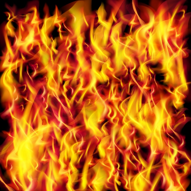 Вектор огонь пламя текстуру фона
