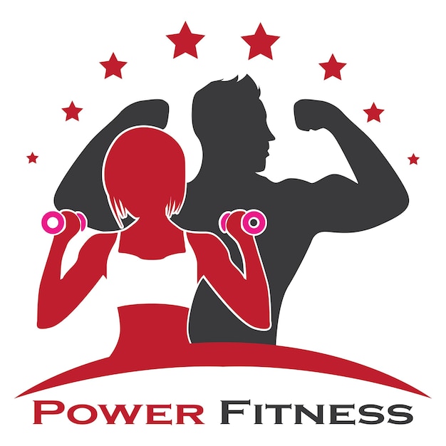 Vector fitness logo