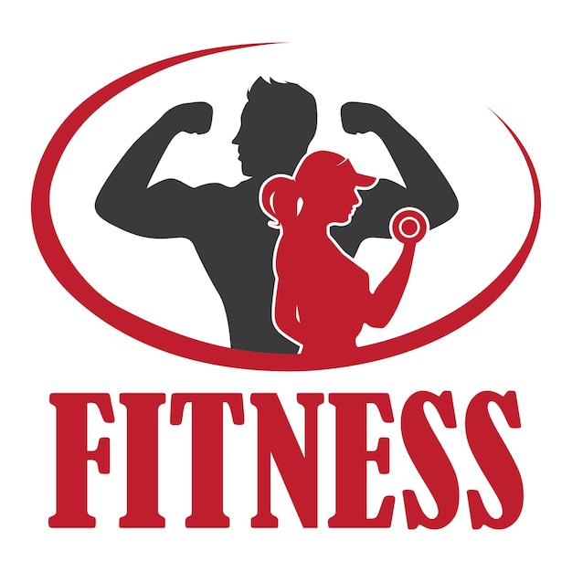 Logo di fitness vettoriale