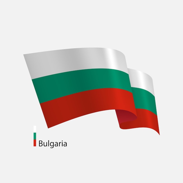 Vector flag of Bulgaria