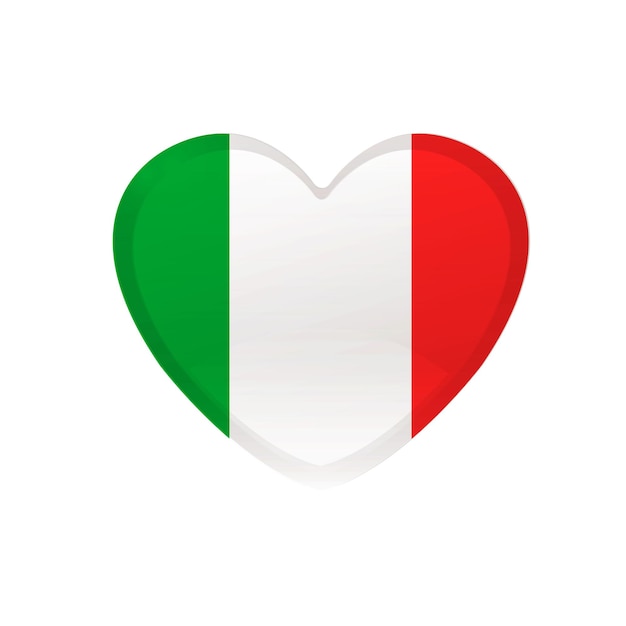 Vector vector flag of italy