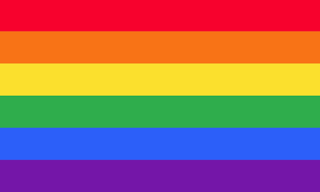 Vector vector flag lgbt pride community raimbow gay culture symbol vector pride symbol