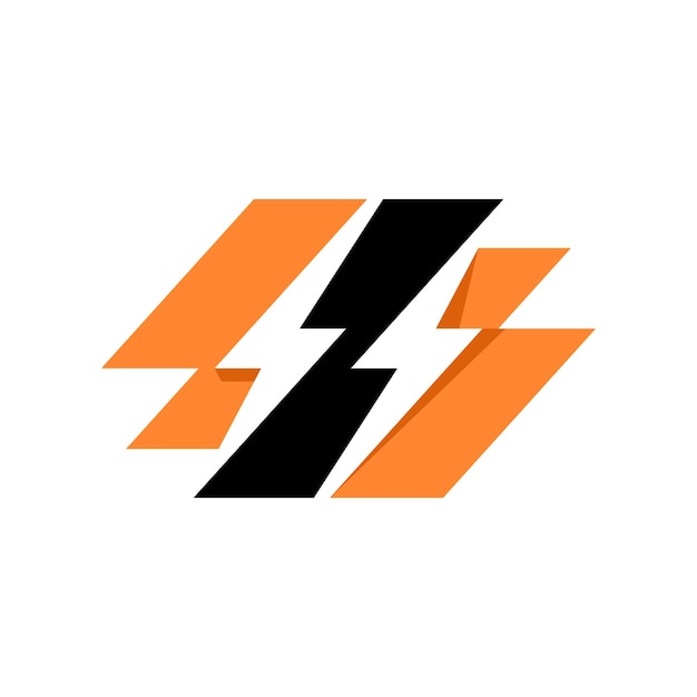 Vector flash thunder bolt logo