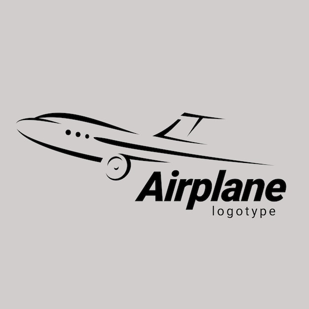 Vector vector flat airline service company label logo