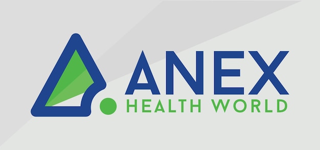 Vector Flat Anex Health Medisch logo