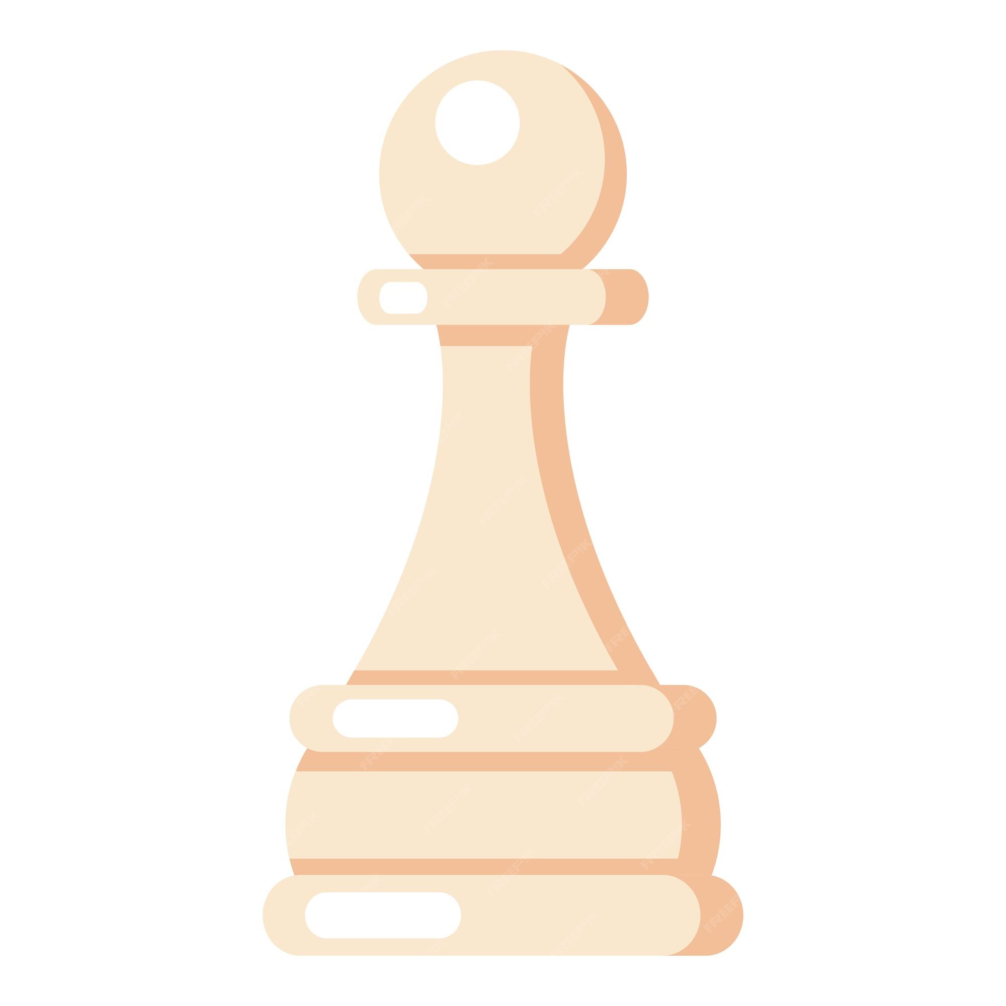 White Pawn Chess Piece - Vectorjunky - Free Vectors, Icons, Logos