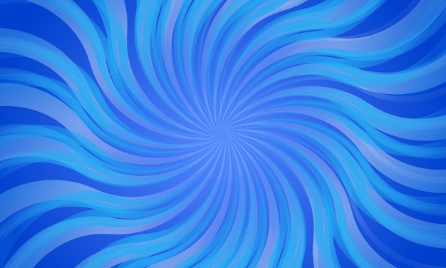 Vector flat design blue swirl background