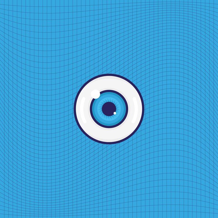 Vector 터 플래트 디자인 눈 안과 의사 로고 oftalmo 비전 의료 olhos