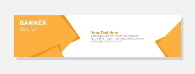Векторный плоский дизайн минимальный баннер шаблон баннера для бизнес компании