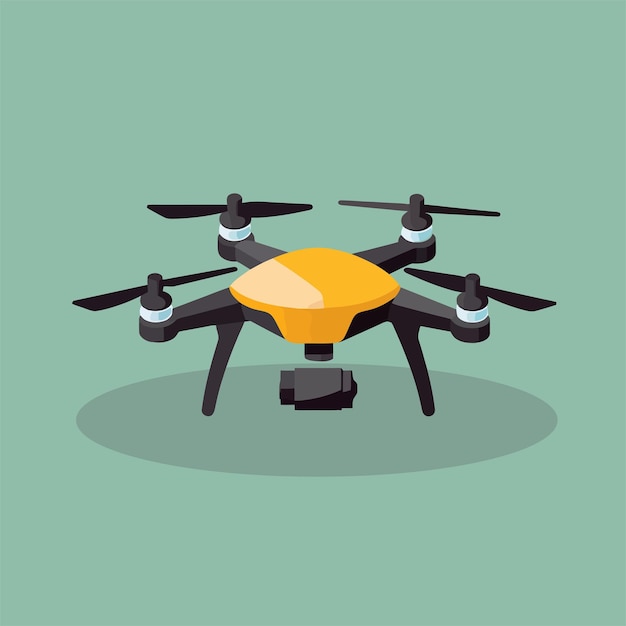 Vector vector flat drone illustration 2