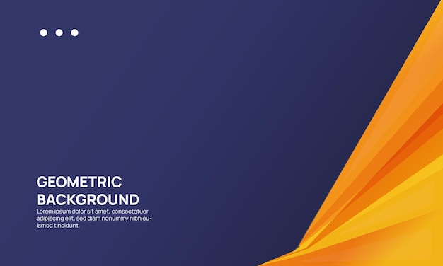 vector flat gradient geometric background