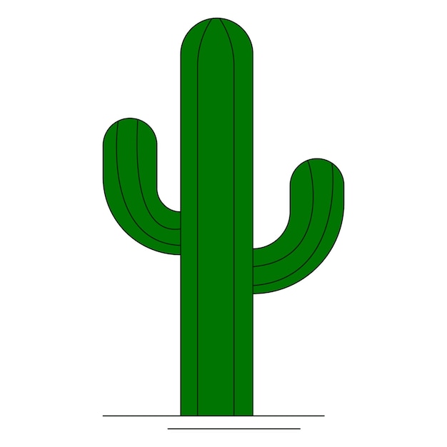 Vector flat icon cactus