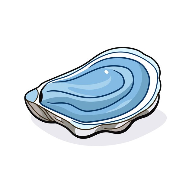 Vector vector of a flat icon vector of a blue and white bowl on a white table