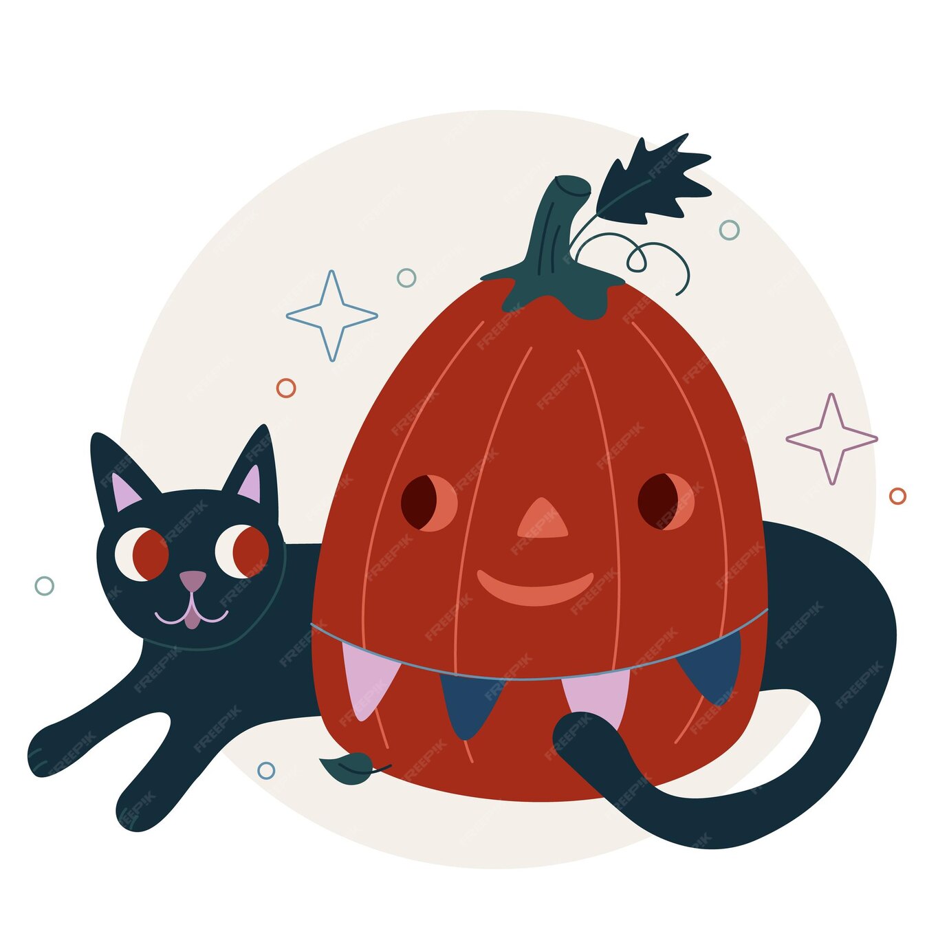 cute-black-cat-pumpkin-drawing-halloween-poster-zazzle