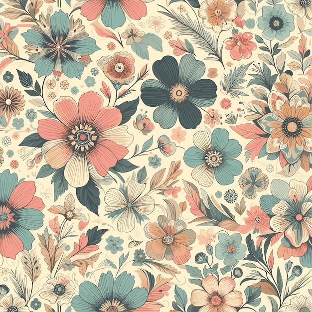 Vector floral background design