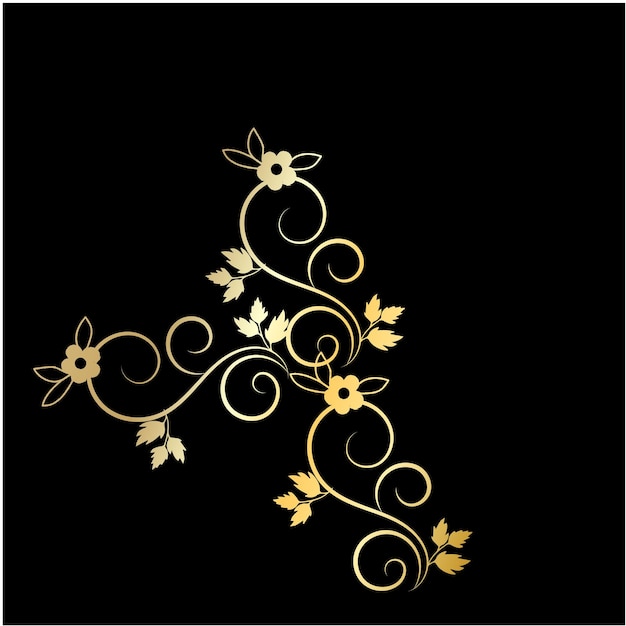 Vector vector floral decorative elements