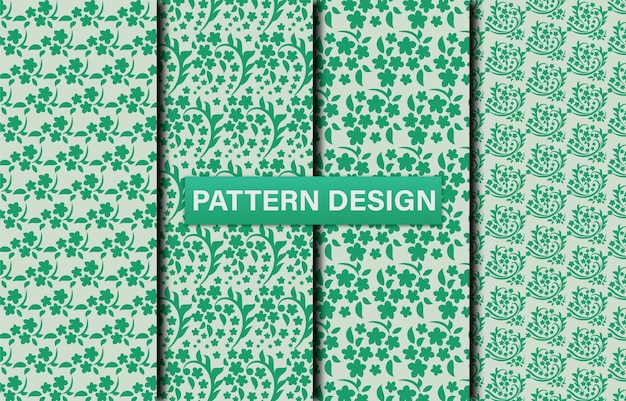 Vector vector floral seamless pattern design