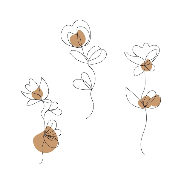 Vector vector flowers art