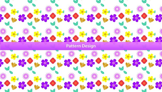 Vector flowers collection with different colors