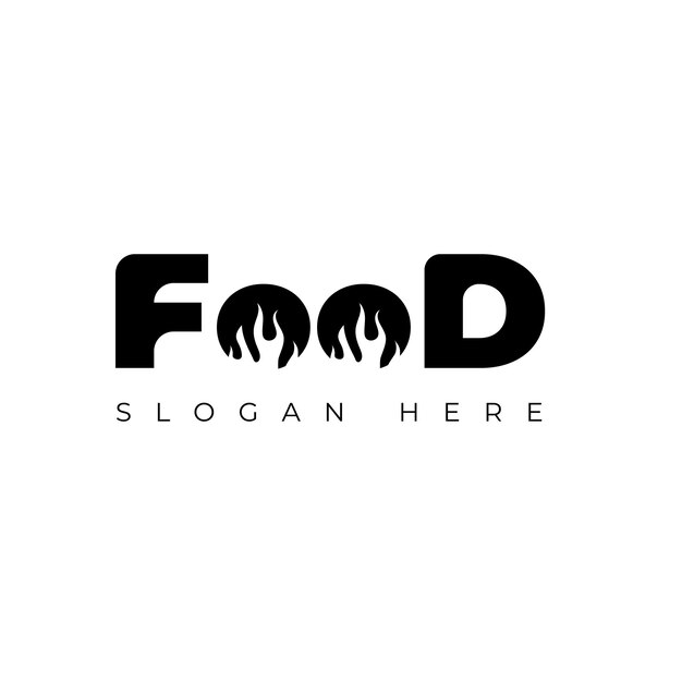 Vector food cooking logo template