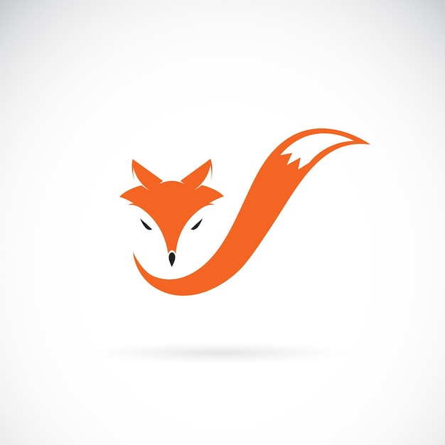 Vector vector of a fox head design on white background easy editable layered vector illustration wild animals