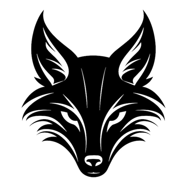 Vector vector fox head