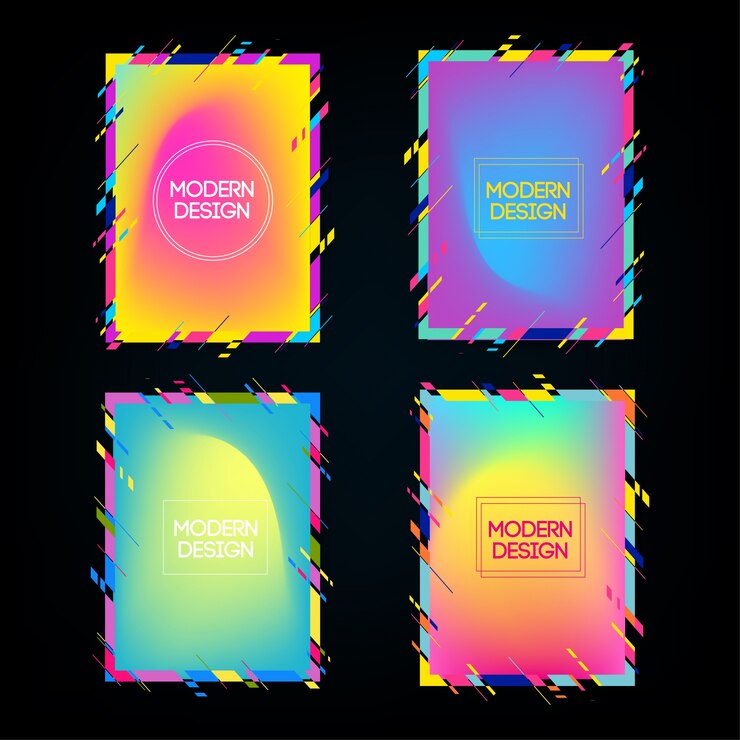 Vector vector frame for text