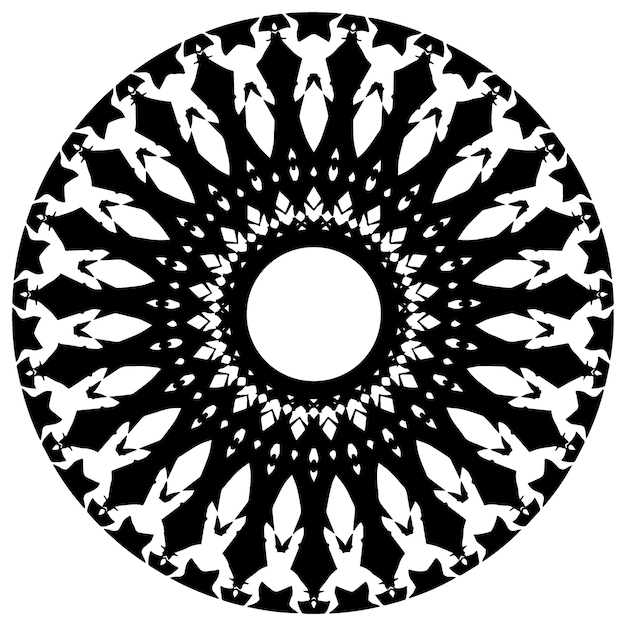 vector free mandala creative design and fliral round design vector geomrtic