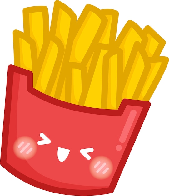 A vector of a french fries