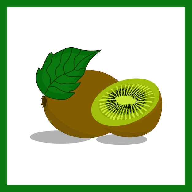 vector of fresh kiwi fruit is perfect to complement the fruit themed design