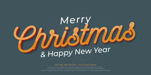 Vector vector fresh style lettering for christmas background celebration