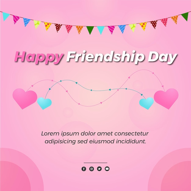 Vector For Friendship Day