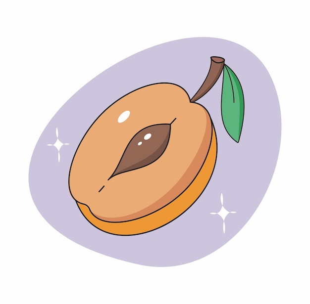 Vector fruit Cute decoration Minimal fruit