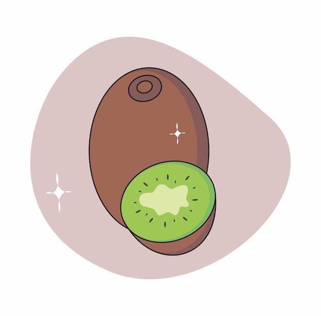 Vector fruit Cute decoration Minimal fruit