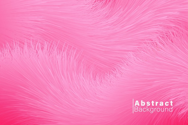 Vector furry background pink color