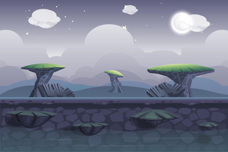Vector vector game background