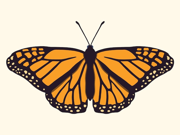 vector gebaseerde vlinder patroon illustratie