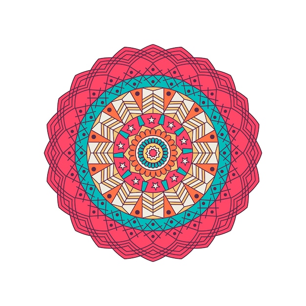 Vector gekleurde mandala