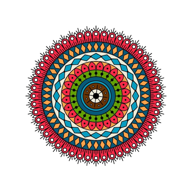 Vector gekleurde mandala