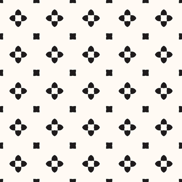 Vector vector geometric abstract seamless monochrome pattern texture background