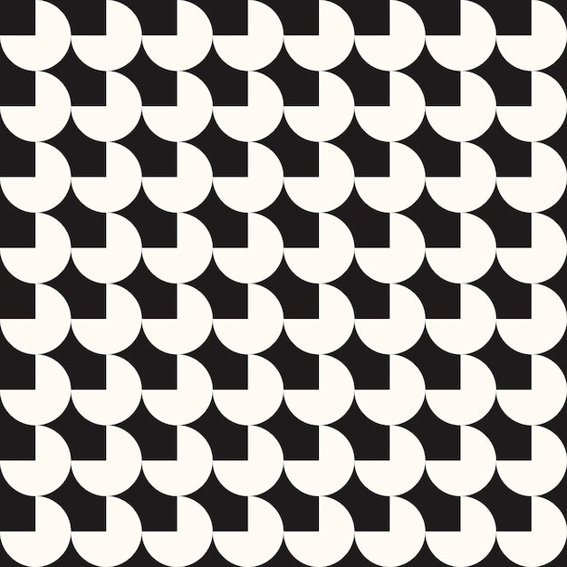 Vector Geometric Abstract Seamless Monochrome Pattern Texture Repeating Background