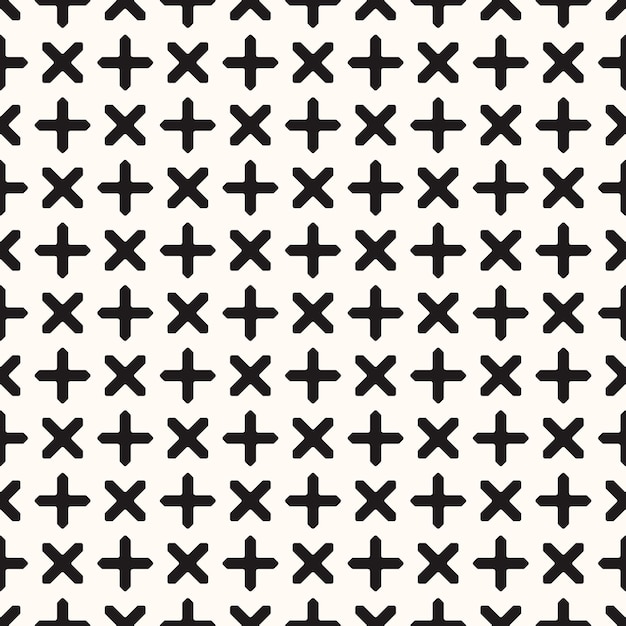 Vector Geometric Abstract Seamless Monochrome Pattern Texture Repeating Background