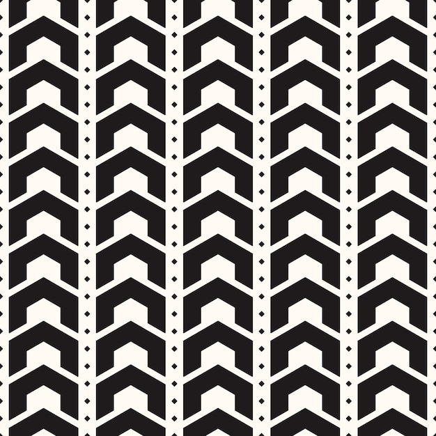 Vector Geometric Abstract Seamless Monochrome Pattern Texture Repeating Background