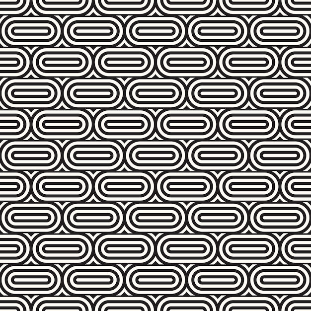 Vector Geometric Abstract Seamless Monochrome Pattern Texture Repeating Background