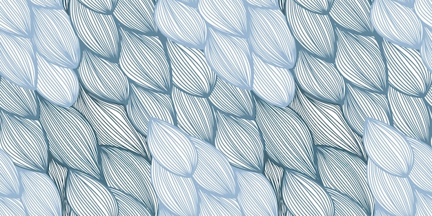 교차 줄무늬와 벡터 기하학적 파란색 물결 모양 배경 완벽 한 패턴