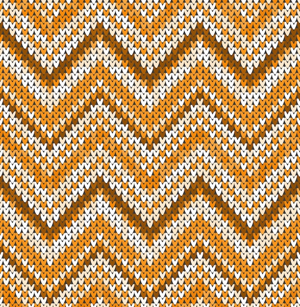 Vector geometric pattern with knitting classic texture . Knitted realistic vector seamless background for banner, site, greeting card, wallpaper.