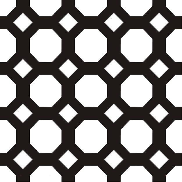 Vector geometric poly pattern Black and white seamless texture with refracted poly Abstract