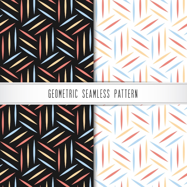 Vector geometric seamless pattern.