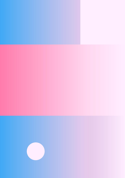 Vettore geometrico liscio blu rosa gradiente sfondo in materiale design stile semplice minimalista modello colorato basato su griglia e forme keyline opere d'arte presentazione web aziendale tessuto di copertura