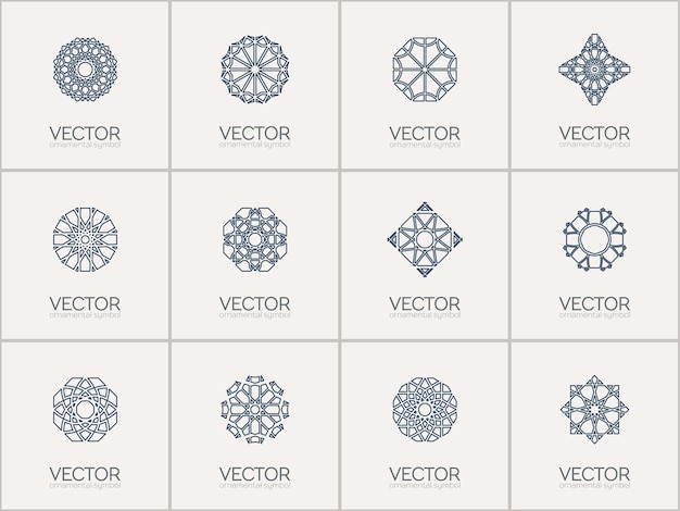 Vector geometric symbols